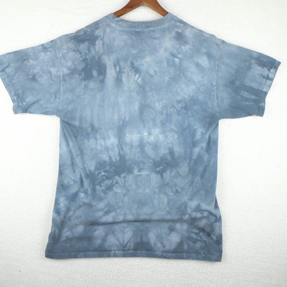The Mountain T Shirt Mens Large Blue Marble Wolves Nature Short Sleeve Crew - Picture 7 of 11